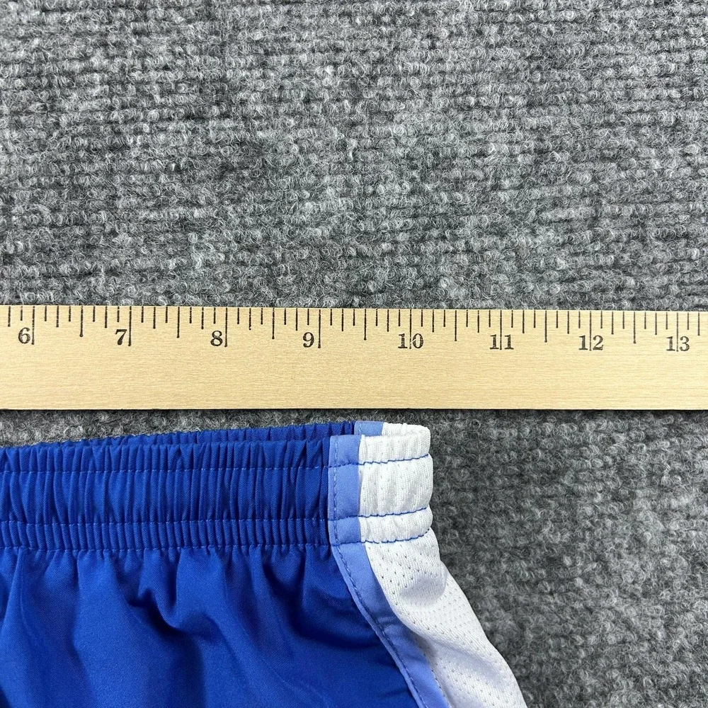 Nike Dri-FIT Shorts Girls XS Blue Training Mesh Standard Fit Kids FZ5577-480‎